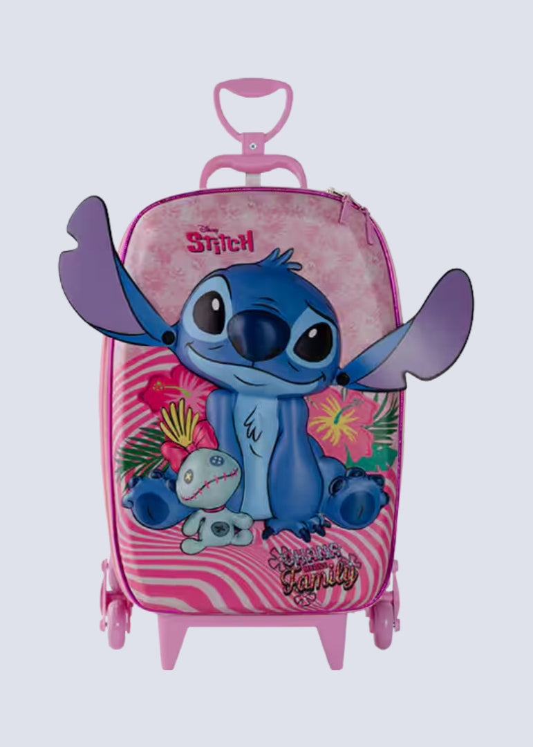 Mochila Lilo & Stitch de Rodinha + Lancheira